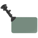 RAM Mount Suction Cup Mount w/Dark Green Sun Visor - 50% Tint [RAM-B-166-326-VIS-G1U] - Essenbay Marine