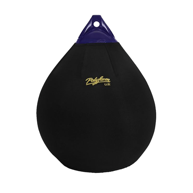 Polyform Fender Cover f/A-2 Fender - Black [EFC-A2 BLACK] - Essenbay Marine
