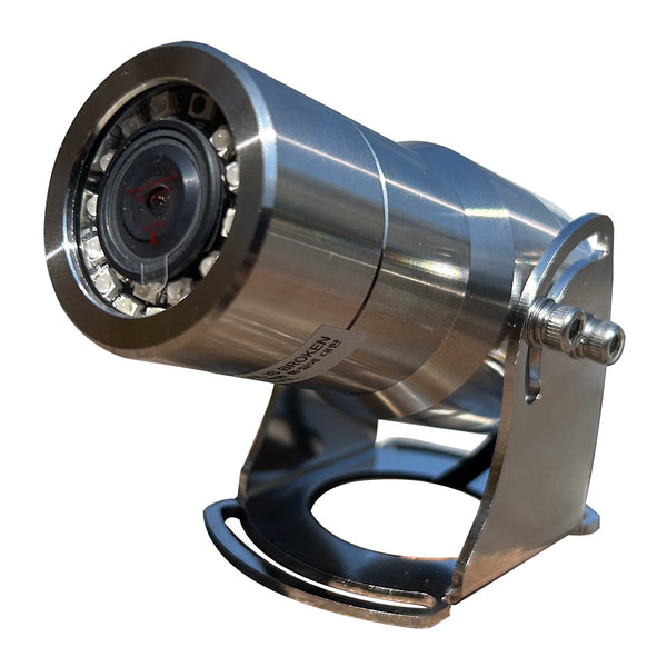 Iris 316 Stainless Steel Marine Camera  - TVL - Wide Angle - Reversible - Nitrogen Purged - Infrared [IRIS090] - Essenbay Marine