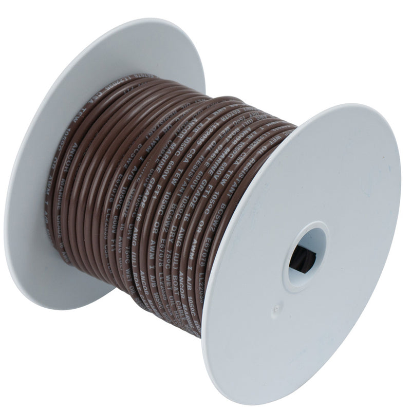 Ancor Brown 18 AWG Tinned Copper Wire - 35' [180203] - Essenbay Marine