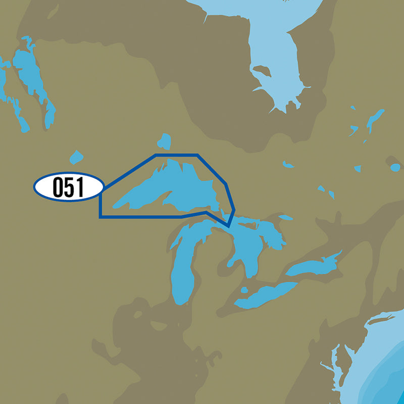 C-MAP MAX NA-M051/SD - Lake Superior Bathymetric SD Format [M-NA-M051-MS] - Essenbay Marine