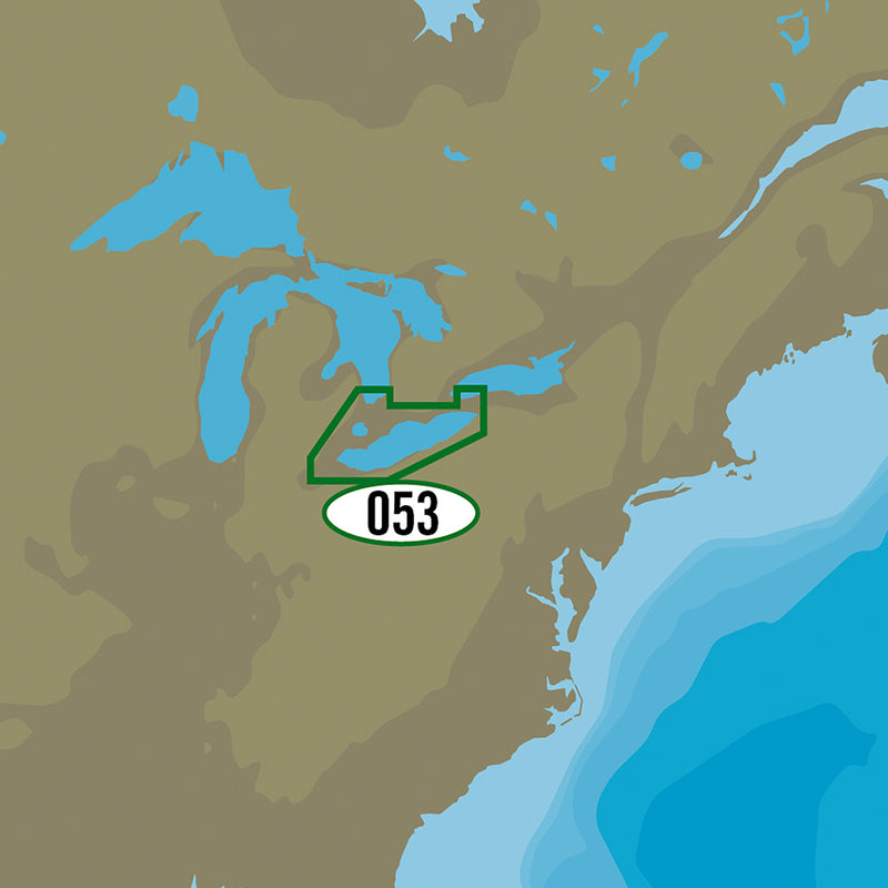C-MAP MAX NA-M053/SD - Lake Erie & Lake St. Clair Bathymetric SD Format [M-NA-M053-MS] - Essenbay Marine