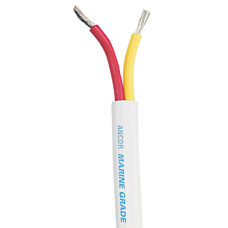 Ancor Safety Duplex Cable - 6/2 AWG - Red/Yellow - Flat - 100' [123710] - Essenbay Marine