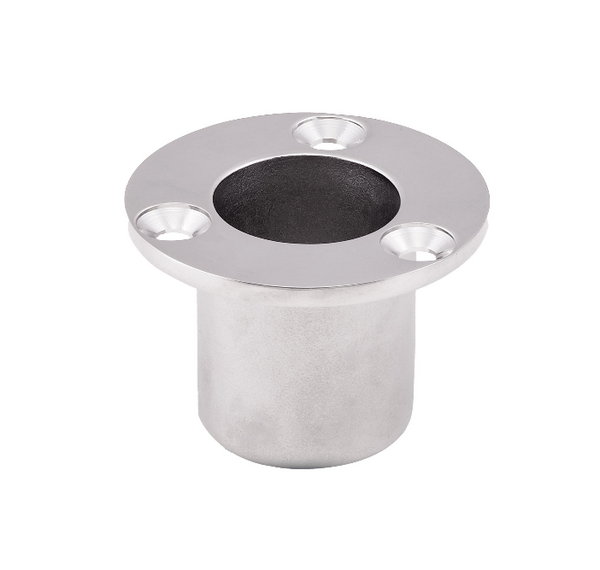 Whitecap Flush Mounted Flag Pole Socket 1 1/4" Stainless 6170 - Essenbay Marine