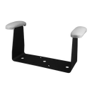 Tempress DLX Powder Coated Black Armrest Bracket with Gray Pads 90112
