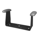 Tempress DLX Powder Coated Black Armrest Bracket with Charcoal Pads 90114