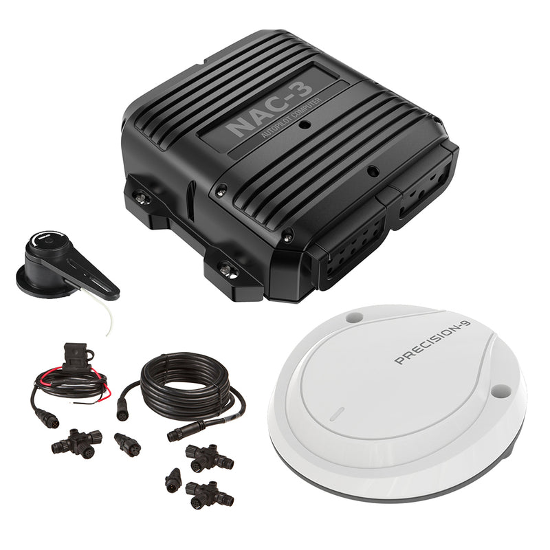 Simrad NAC-3 Autopilot Core Pack - NAC-3, Precision-9, RF25N & N2k Starter Kit [000-13336-001] - Essenbay Marine