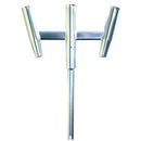 Tigress Triple Aluminum Kite Rod Holder - Straight Butt - Polished [88159] - Essenbay Marine