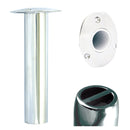 Tigress Oval Head SS Gunnel Mount Rod Holder - 0 Degree - 9" [88527] - Essenbay Marine