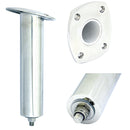 Tigress 4 Hole Swivel Rectangular Head Rod Holder - 15 Degree - 10-1/2" [88524SM] - Essenbay Marine