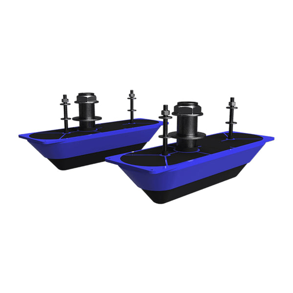 Navico StructureScan 3D Stainless Steel Thru-Hull Transducer - Pair [000-13560-001] - Essenbay Marine