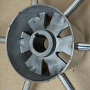 Marine Hardware 13.5" 25° Stainless Steel Destroyer Steering Wheel SSSW13.50X25DEG - Essenbay Marine