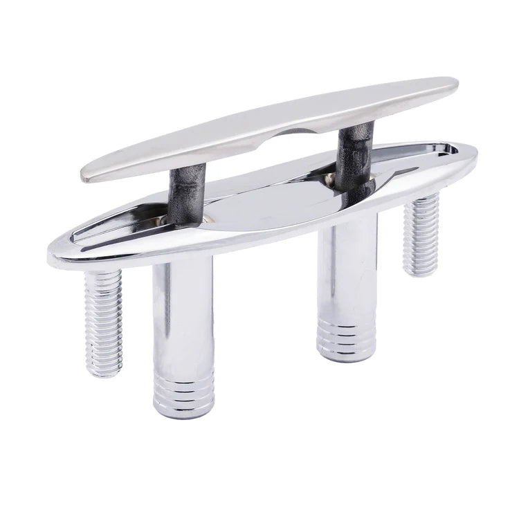 WHITECAP MARINE PRODUCTS 4-1/2" Stainless Steel E-Z Pull Up Cleat 6754 - Essenbay Marine