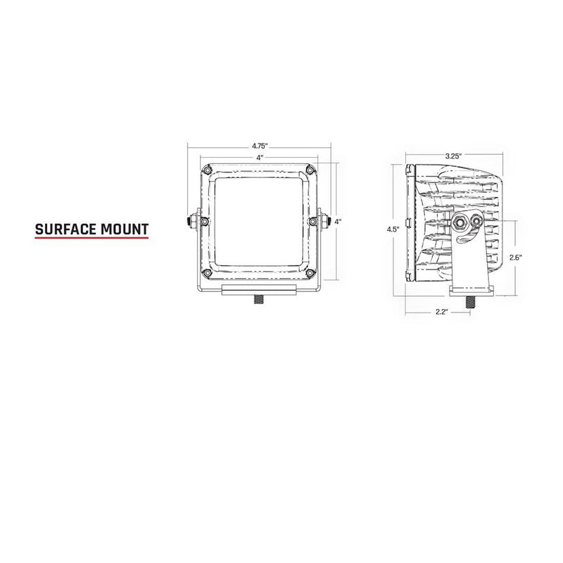 RIGID Industries D-XL PRO - Diffused LED - Pair - White [324313] - Essenbay Marine