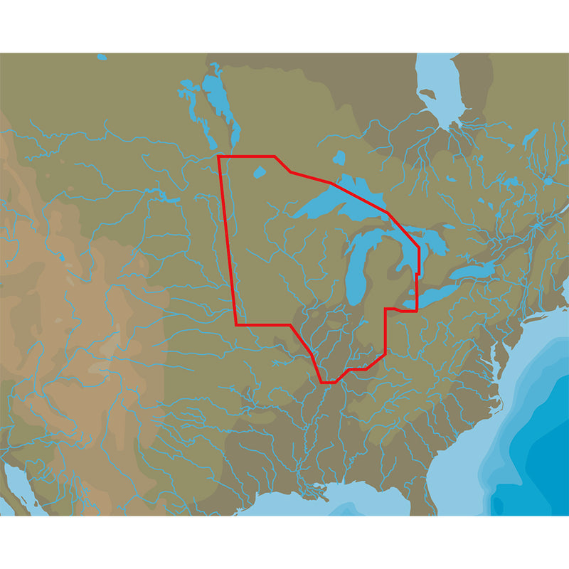 C-MAP 4D Lakes NA-D072 North Central [M-NA-D072-MS] - Essenbay Marine