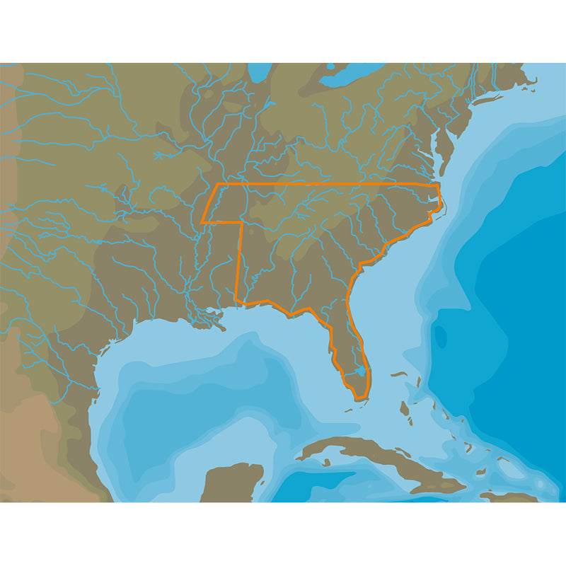 C-MAP 4D Lakes NA-D074 South East [M-NA-D074-MS] - Essenbay Marine