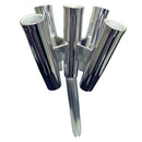 Tigress Five Rod Cluster - Bent Butt - Polished Aluminum [88157-2] - Essenbay Marine