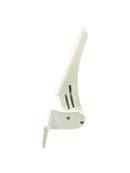 TACO Marine Port Side Console Aluminum Leaning Post Arm Rest White 74.16597 - Essenbay Marine