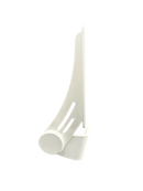 TACO Marine Port Side Console Aluminum Leaning Post Arm Rest White 74.16597 - Essenbay Marine