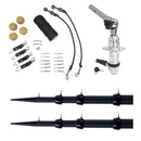 Tigress XD Top Mount System - 18 Carbon Fiber Black/Black Ultimate Rigging Kit [88679-00] - Essenbay Marine