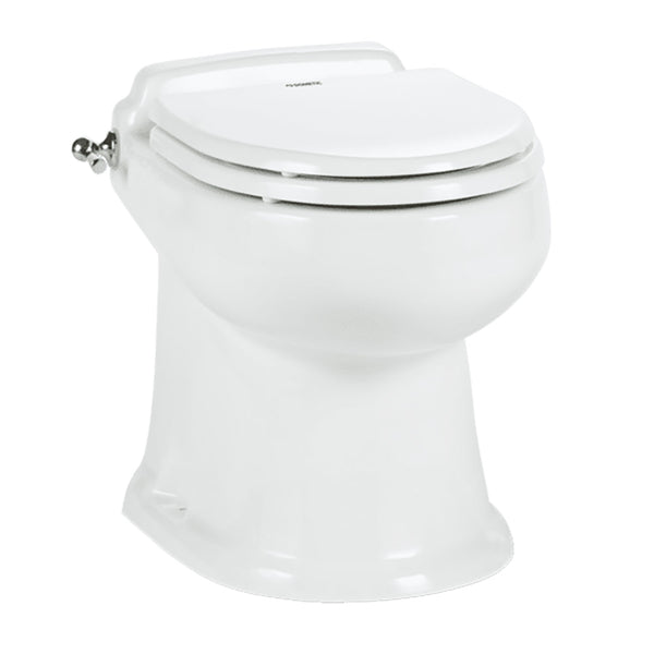 Dometic MasterFlush 8740 White Electric Macerating Toilet - Raw/Fresh Water [304874020]