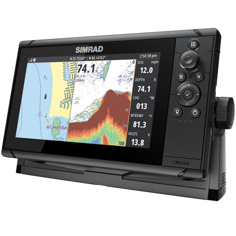 Simrad Cruise 9 US Coastal w/83/200 Transom Mount Transducer [000-14997-001] - Essenbay Marine