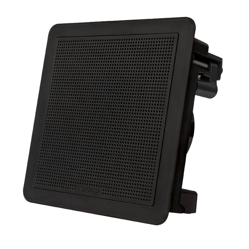 Fusion FM-65SB FM Series 6.5" 120 Flush Mount Square Marine Speakers - Black Grill - 120W [010-02299-11] - Essenbay Marine