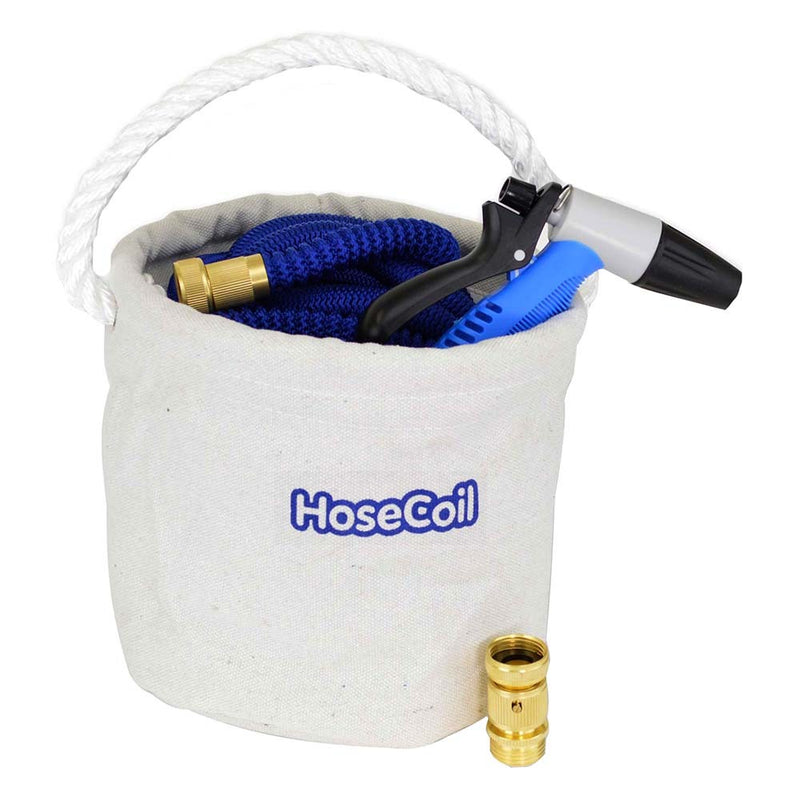 HoseCoil Canvas Bucket Kit 75' Hose HCE75CB