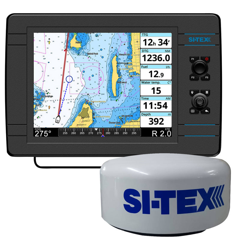 SI-TEX NavPro 1200 w/MDS-15 WiFi 20" Hi-Res Digital Radome Radar w/15M Cable [NAVPRO1200R] - Essenbay Marine