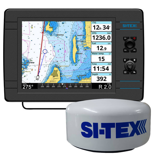 SI-TEX NavPro 1200F w/MDS-15 WiFi 20" Hi-Res Digital Radome Radar w/15M Cable [NAVPRO1200FR] - Essenbay Marine