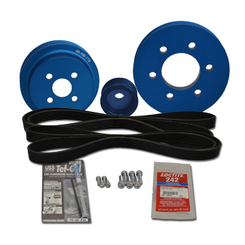 Barlmar Pulley Kit f/Yanmar 4LH-A [48-YSP-4LH-A]