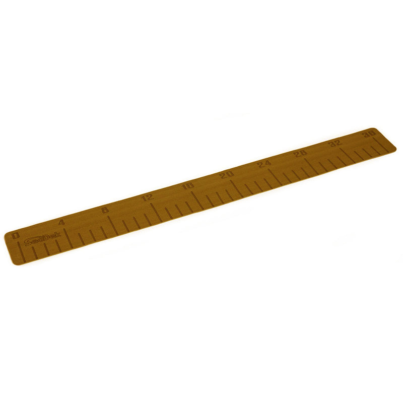 SeaDek 36" Fish Ruler - Mocha Brushed w/SeaDek Logo [22135-80090] - Essenbay Marine