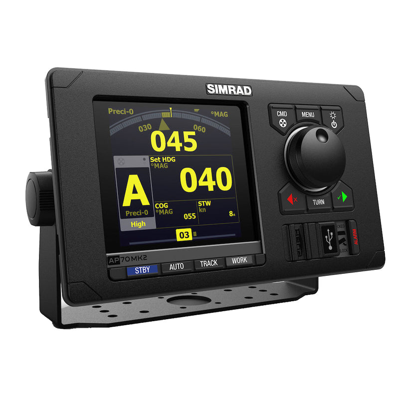 Simrad AP70 MK2 Autopilot IMO Pack f/Solenoid - Includes AP70 MK2 Control Head, AC80S Course Computer  RF45x Feedback [000-15040-001] - Essenbay Marine