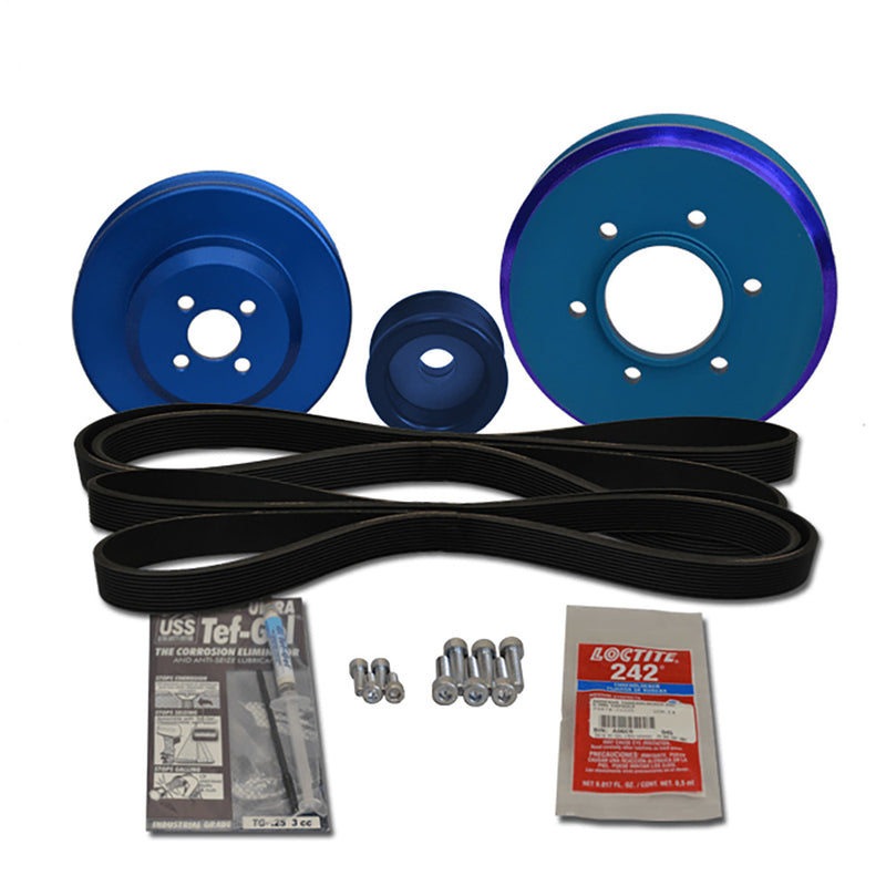 Balmar Pulley Kit, Yanmar 4JH4-HTE-TE-DTE [48-YSP-4JH-B]