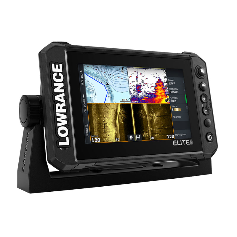 Lowrance Elite FS 7 Chartplotter/Fishfinder with HDI Transom Mount Transducer [000-15696-001] - Essenbay Marine
