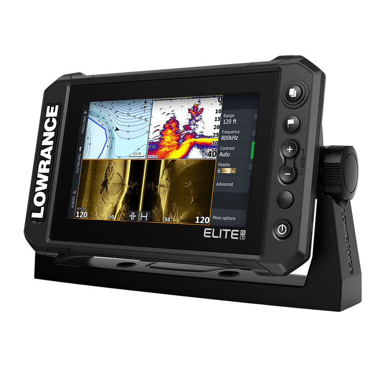 Lowrance Elite FS 7 Chartplotter/Fishfinder with HDI Transom Mount Transducer [000-15696-001] - Essenbay Marine