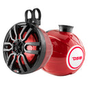 DS18 HYDRO 8" Compact Wakeboard Pod Tower w/RGB Light - 375W - Red [NXL-PS8R] - Essenbay Marine