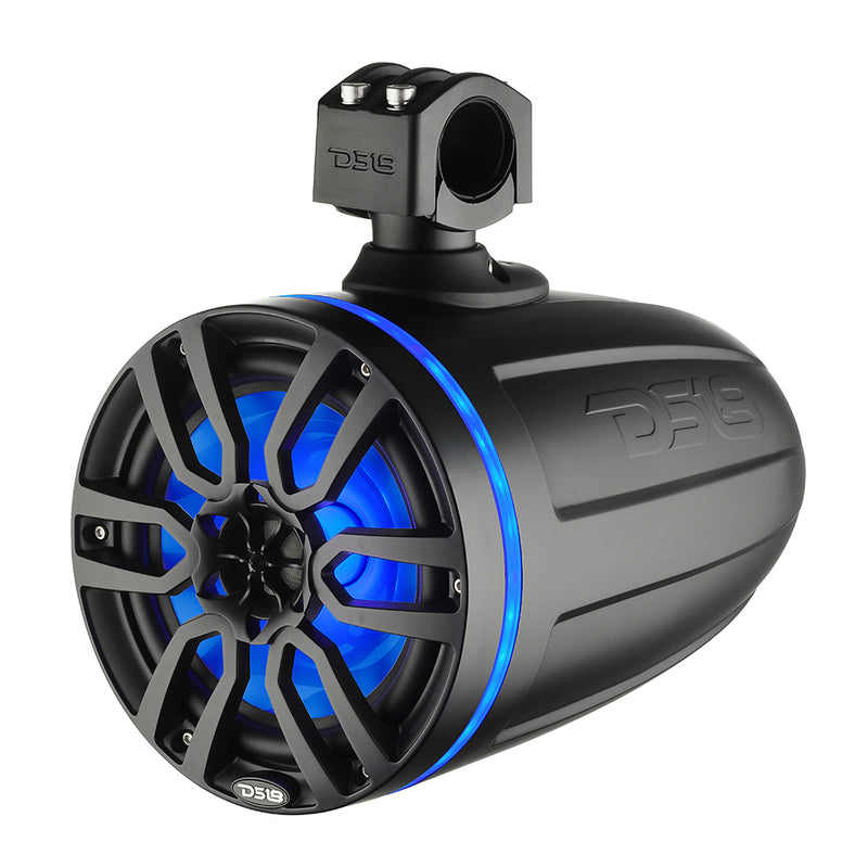 DS18 X Series HYDRO 8" Wakeboard Pod Tower Speaker w/RGB LED Light - 375W - Matte Black [NXL-X8TP/BK] - Essenbay Marine