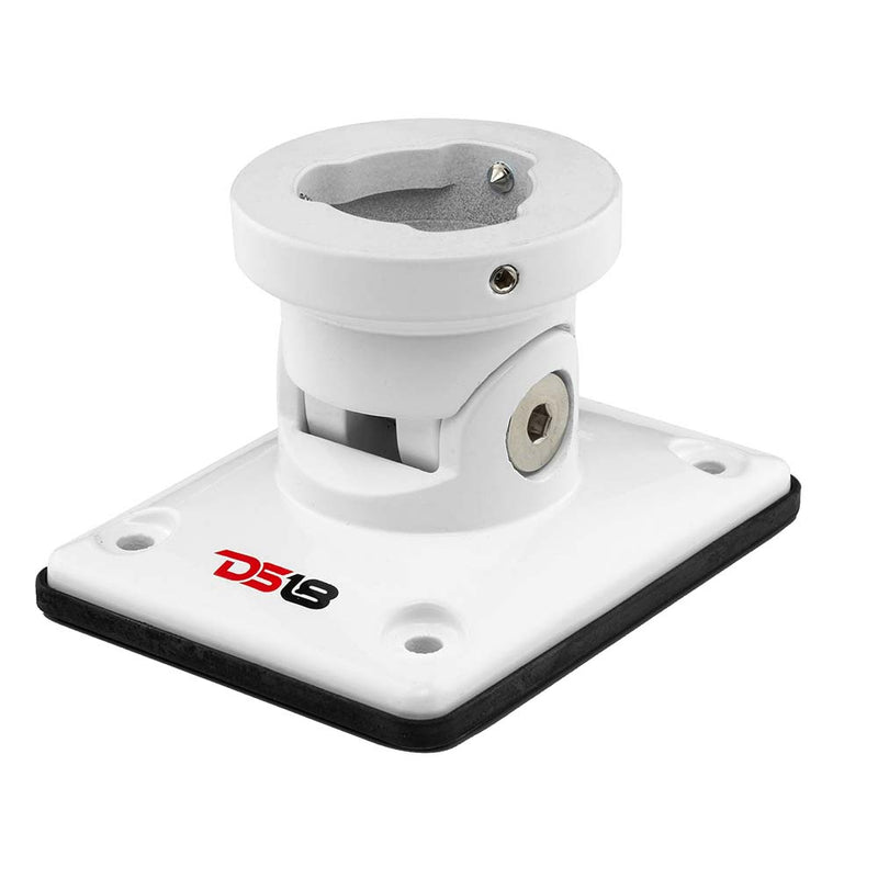 DS18 HYDRO Universal Flat Swivel Mount - White [FLMBPS/WHV2] - Essenbay Marine