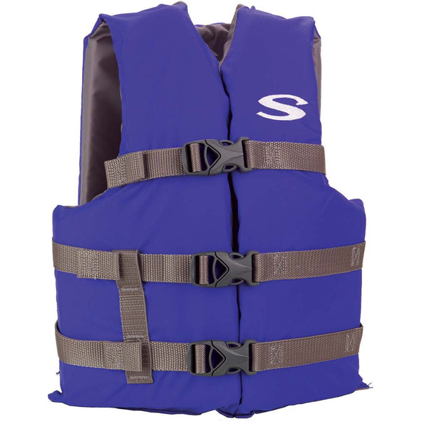 Stearns Youth Classic Vest Life Jacket - 50-90lbs - Blue/Grey [2159360] - Essenbay Marine