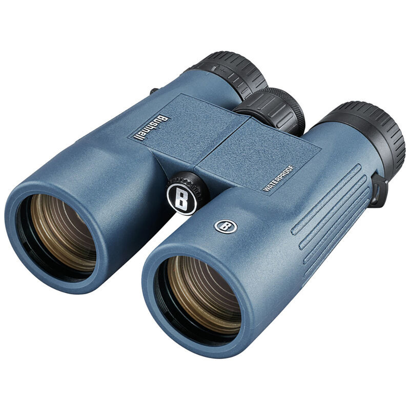 Bushnell 10x42mm H2O Binocular - Dark Blue Roof WP/FP Twist Up Eyecups [150142R] - Essenbay Marine