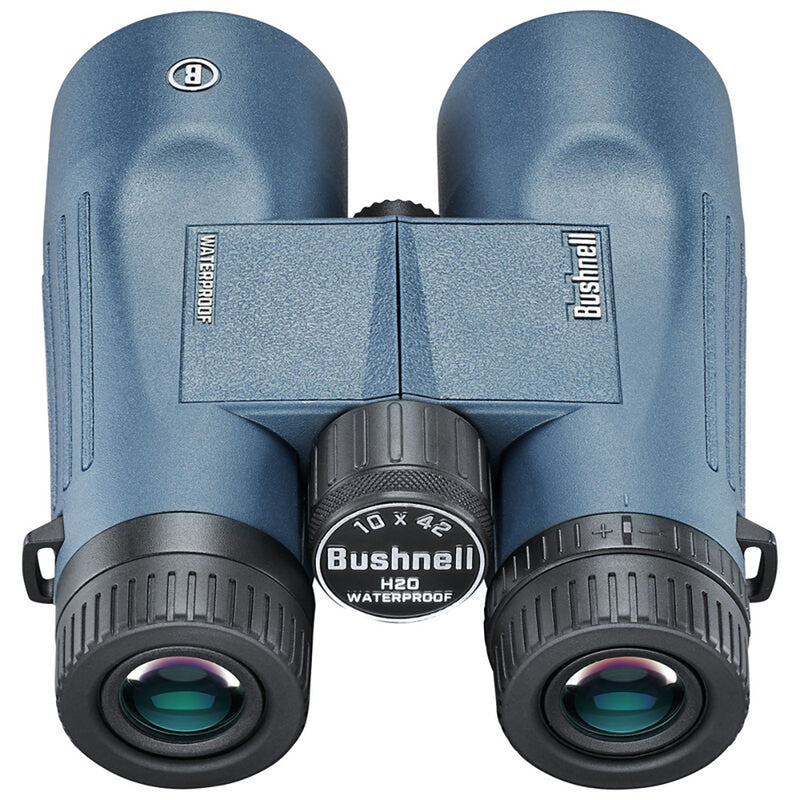 Bushnell 10x42mm H2O Binocular - Dark Blue Roof WP/FP Twist Up Eyecups [150142R] - Essenbay Marine