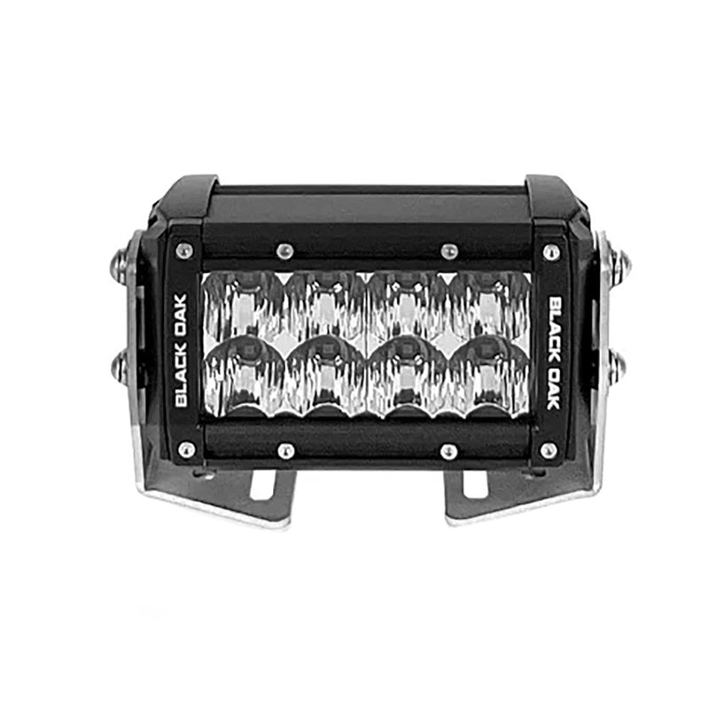 Black Oak Pro Series 3.0 Double Row Flood 4" Light Bar - Black [4F-D5OS] - Essenbay Marine