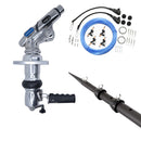 Tigress XD Crank Top Mount System - 18 - Carbon Fiber XD Black/Black Outriggers Pro Series Double Rigging Kit [88679-02] - Essenbay Marine