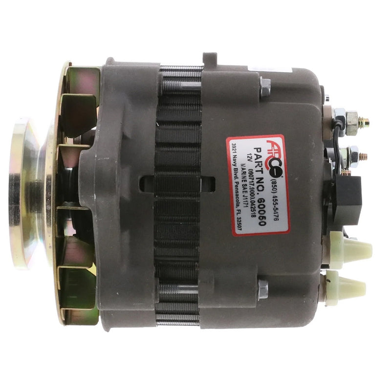 ARCO Marine Premium Replacement Alternator w/Single Groove Pulley - 12V, 55A [60050] - Essenbay Marine