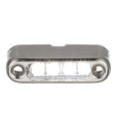 Attwood White LED Micro Light w/Stainless Steel Bezel  Vertical Mount [6350W7] - Essenbay Marine