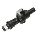 Attwood Universal Sprayless Connector - Male  Female [8838US6] - Essenbay Marine