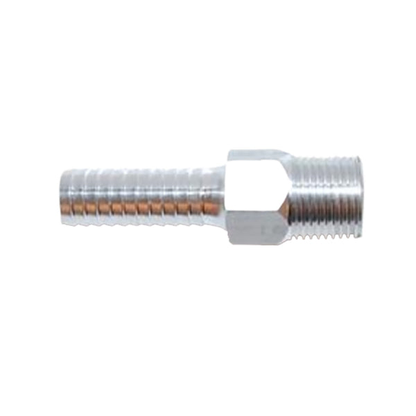 Attwood Universal Aluminum Fuel Hose Fitting - 3/8" NPT x 3/8" Barb [88FBMA102-6] - Essenbay Marine