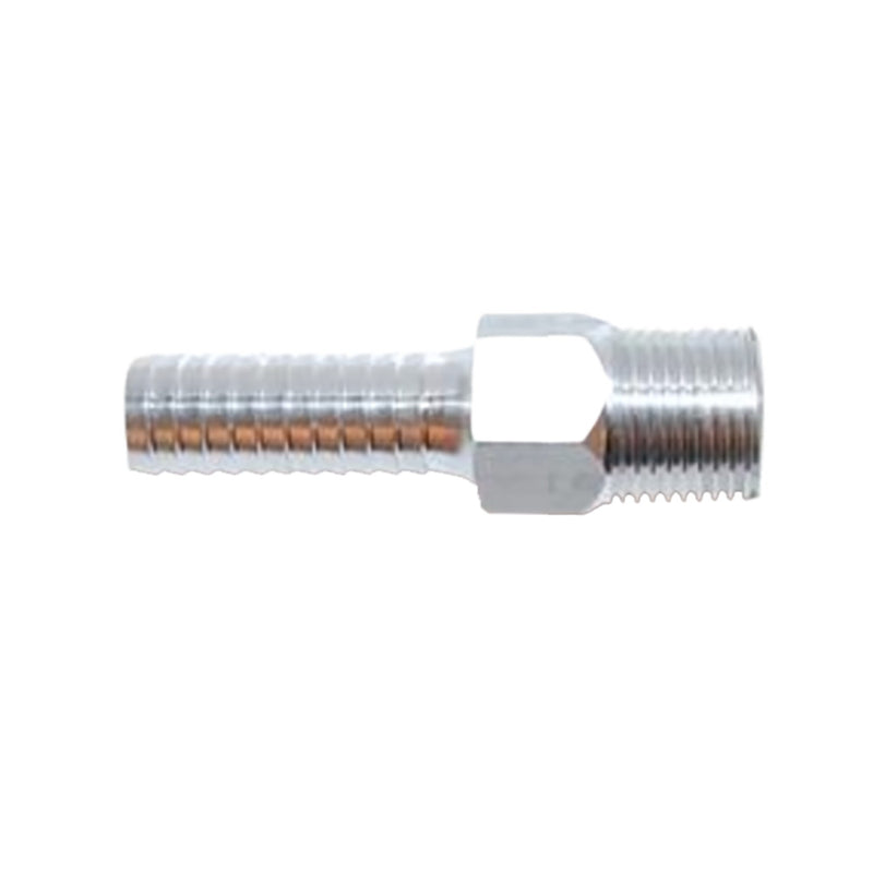 Attwood Universal Aluminum Fuel Hose Fitting - 3/8" NPT x 3/8" Barb [88FBMA102-6] - Essenbay Marine