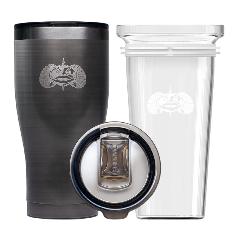 Toadfish Non-Tipping 20oz Tumbler - Graphite [1134] - Essenbay Marine